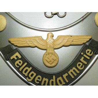 Wehrmacht Ringkragen gorgiera Feldgendarmerie. Espenlaub militaria